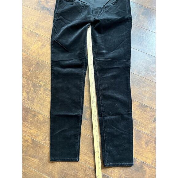 Ann Taylor Loft Maternity Black Full Panel Corduroys Pants NWT Size 10 - Picture 4 of 7